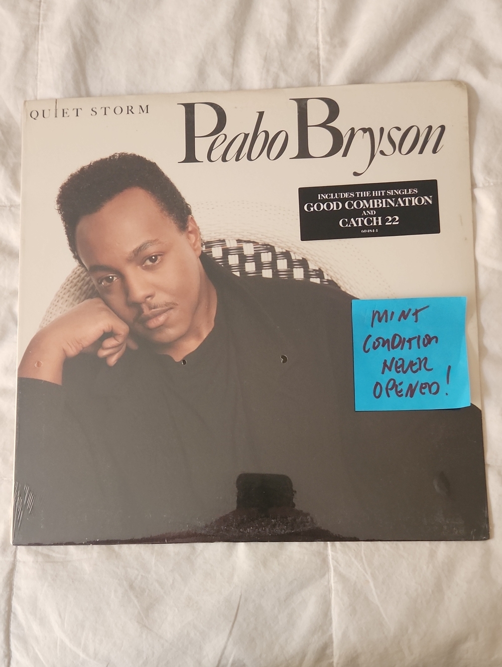 Peabo Bryson Quiet Storm Vinyl LP - Black and Cream